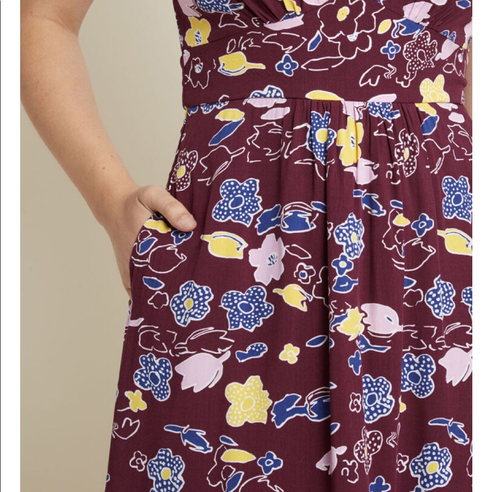 NBW OBO MODCLOTH Floral Maxi Dress - Picture 11 of 13